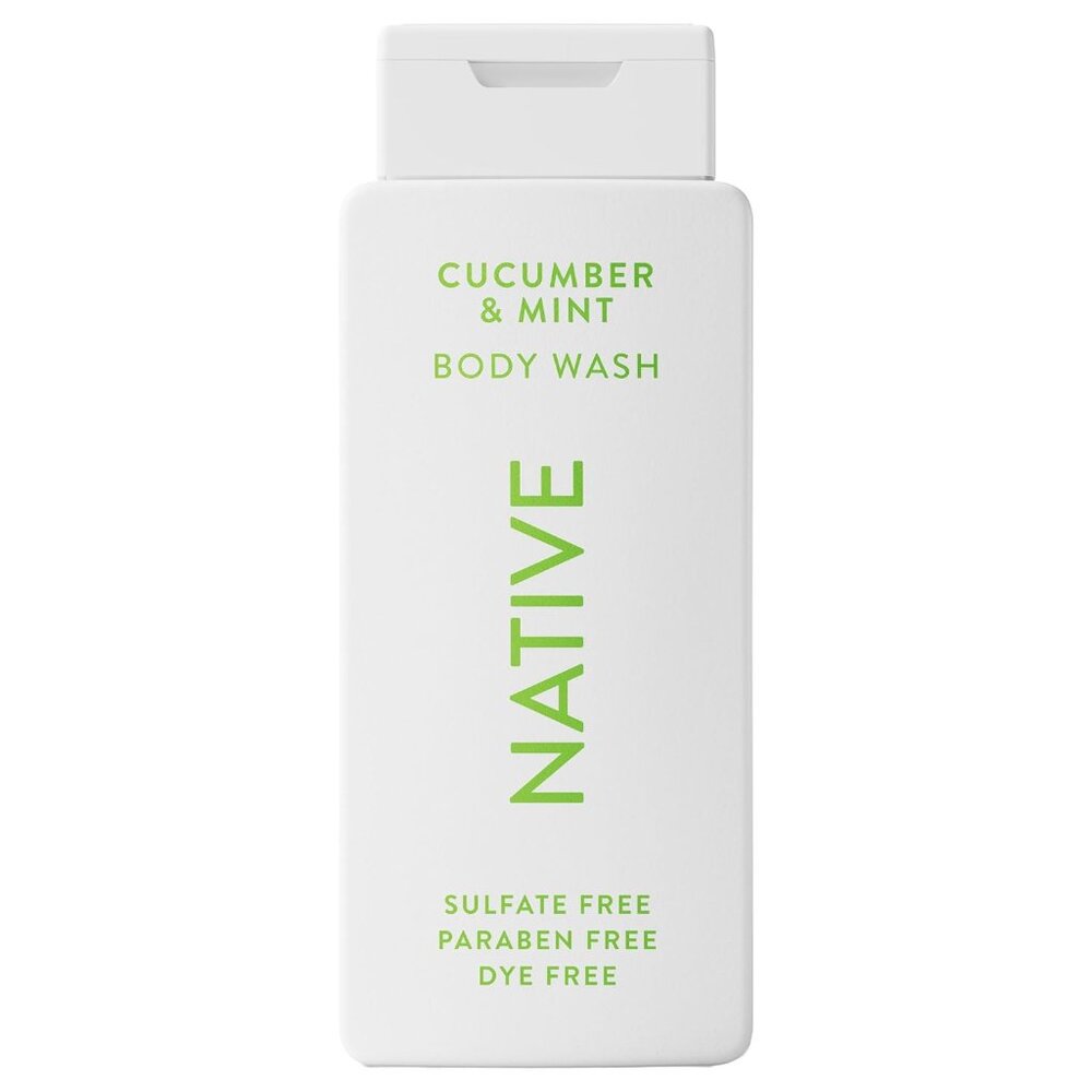Native Body Wash Contains Naturally Derived Ingredients | Cucumber & Mint 18 oz
